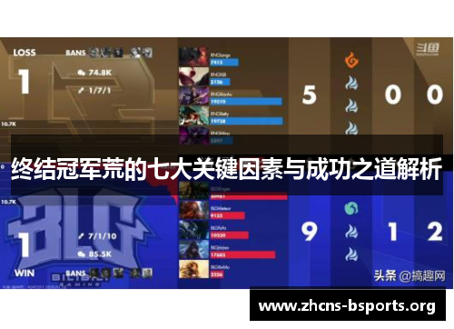 终结冠军荒的七大关键因素与成功之道解析 终结冠军荒的七大关键因素与成功之道解析